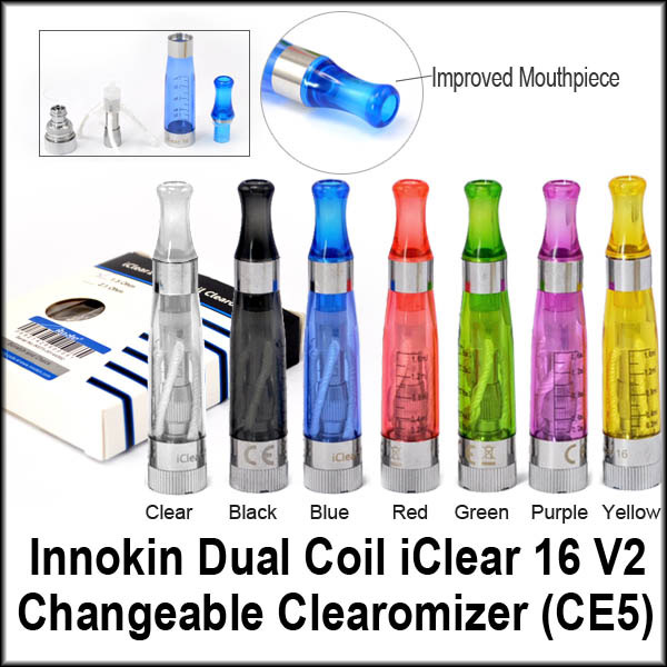 Innokin Dual Coil iClear 16 V2 (Rebuildable Clearomizer) Innokin Dual Coil iClear 16 V2 (Rebuildable Clearomizer)